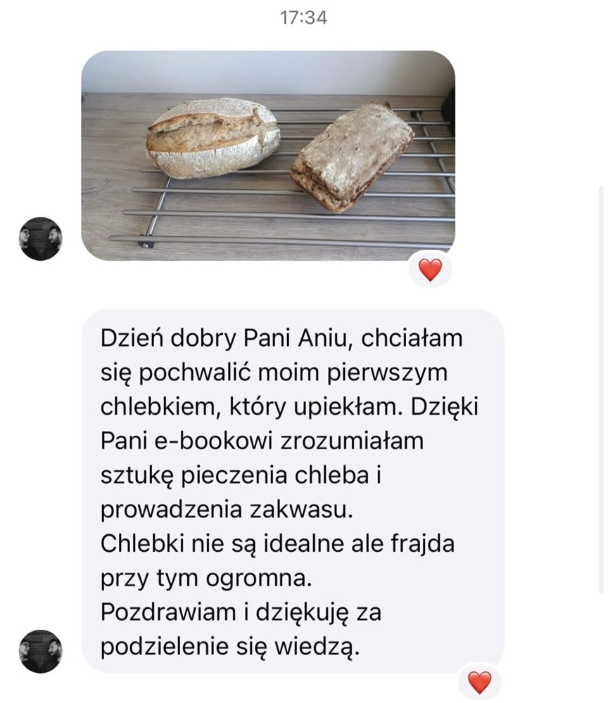 Wiadomość od uczestniczki Chlebowni